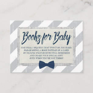Carte D'accompagnement Le baby shower apportent une insertion de cravate