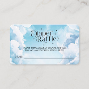 Carte D'accompagnement Le Ciel a envoyé le Baby shower de la chair célest