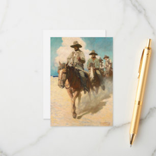 Carte D'accompagnement Le Petit Posse commence son voyage