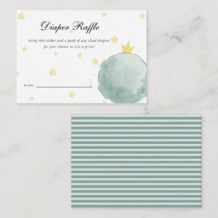 Carte D'accompagnement Le Petit Prince Baby shower   Fromage de couches