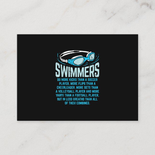 Carte D'accompagnement Le Poison de Swimming Lover (Devant)