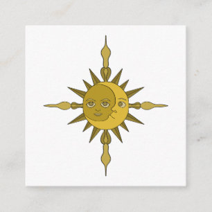 Carte D'accompagnement Le soleil et la lune