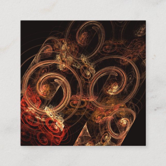 Carte D'accompagnement Le son de la musique Art Abstrait (Devant)