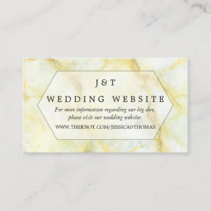 Carte D'accompagnement L'élégante collection de Mariages en marbre