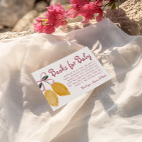 Lemon Girls Livres Pour Baby shower Baby Library