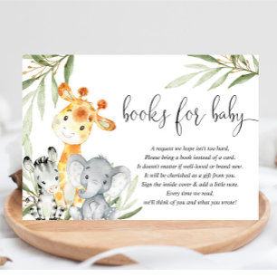 Carte D'accompagnement Les animaux mignons livre neutre genre au lieu de 