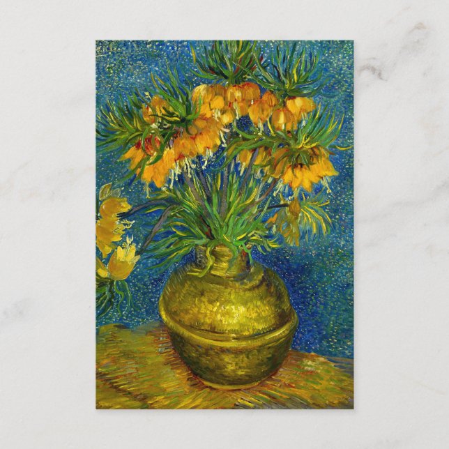 Carte D'accompagnement Les frères impériaux Van Gogh (Devant)