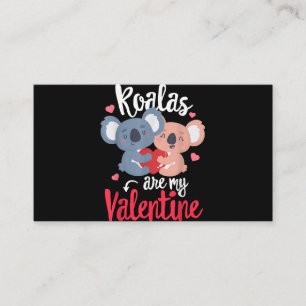 Carte D'accompagnement Les Koalas sont ma Saint Valentin Funny Saint Vale