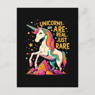 Carte D'accompagnement Les licornes sont réelles, juste rares