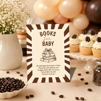 Carte D'accompagnement Les livres pour bébé « Little Bean Is Brewing » po