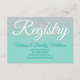 Carte D'accompagnement Les parties scintillantes blanches fascinantes