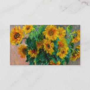 Carte D'accompagnement Les tournesols de Monet