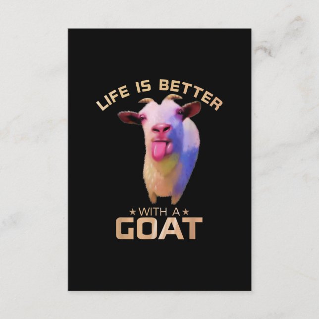 Carte D'accompagnement Life Is Better (Devant)