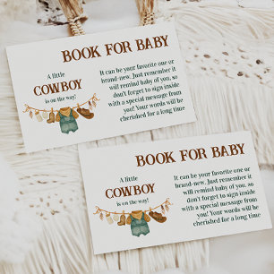 Carte D'accompagnement Ligne de vêtements western cow-boy pour la fête de