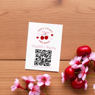 Carte D'accompagnement Liste de mariage pour la fête de fiançailles