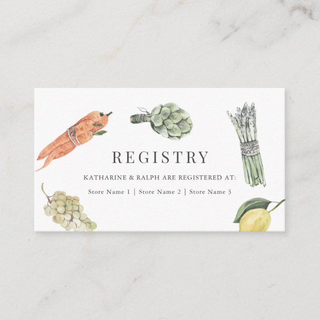 Carte D'accompagnement Liste de mariage She's Off the Market (Devant)