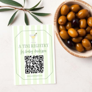 Carte D'accompagnement Liste de naissance Tini One Baby