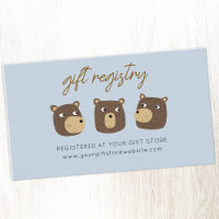 Little Bear Cub Baby shower Cadeau Site web du Reg
