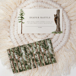 Carte D'accompagnement Little Bear Wild Forest Diaper Raffin Jeu