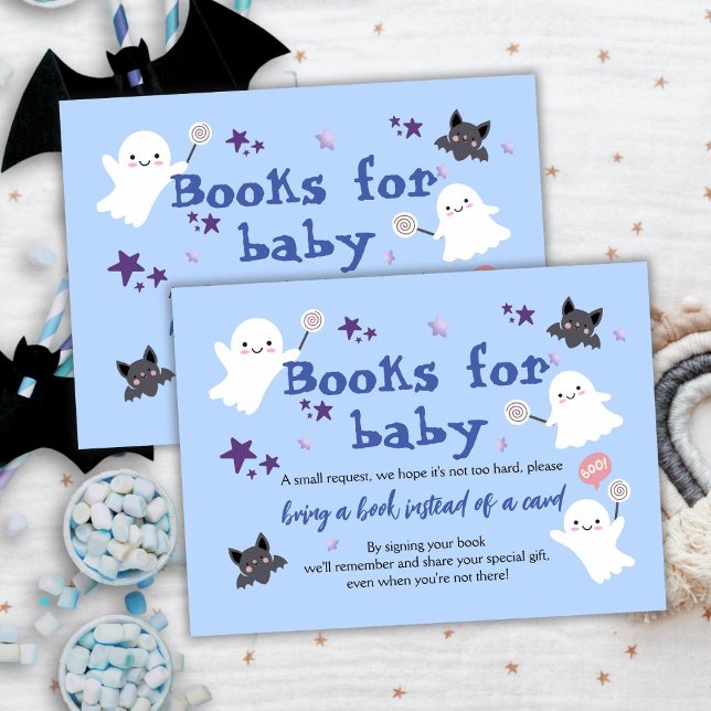Carte D'accompagnement Little Boo Halloween Boy Books for Baby Request (Créateur téléchargé)