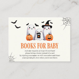 Carte D'accompagnement Little Boo Halloween Citrouille Book for Baby Requ