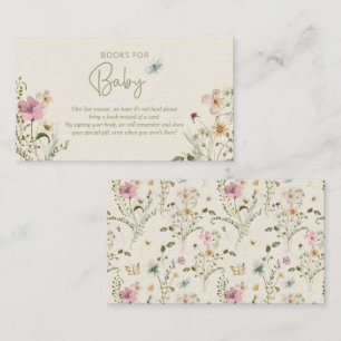 Carte D'accompagnement Little Buttefly Demande de réservation Baby shower