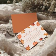Little Citrouille Baby shower Livres Automne Pour 