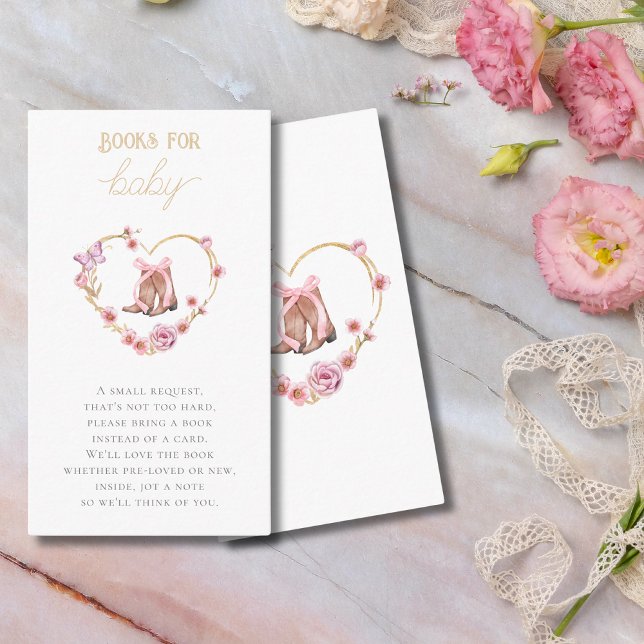 Carte D'accompagnement Little Cowgirl est sur le chemin Livres pour bébé (Créateur téléchargé)