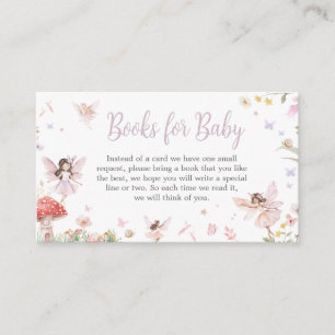 Carte D'accompagnement Little Fairy Whimsical Baby showers Livres pour bé