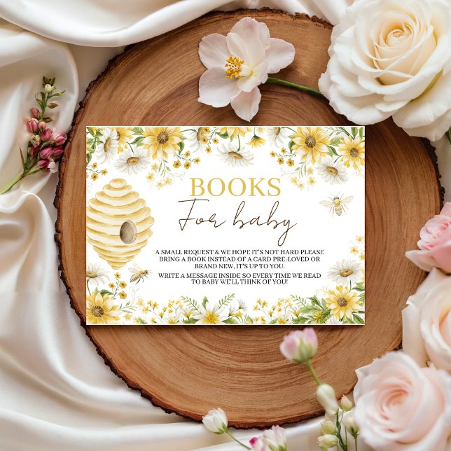 Carte D'accompagnement Little Honey Bee Books for Baby Request (Créateur téléchargé)