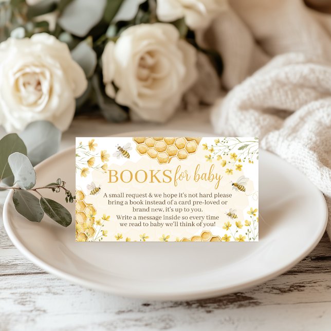 Carte D'accompagnement Little Honey  Books for Baby Card (Créateur téléchargé)