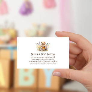 Carte D'accompagnement Little Honey sur le chemin Livres pour bébé Insert