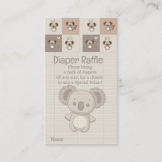Carte D'accompagnement Little Koala Bliss