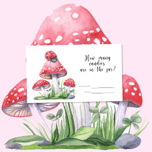 Carte D'accompagnement Little ladybug - devinez combien de bonbons