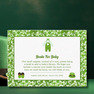 Carte D'accompagnement Little Lucky One Shamrock Livres Pour Baby