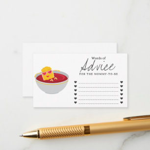 Carte D'accompagnement Little Nugget Girl Baby shower Mots de conseil