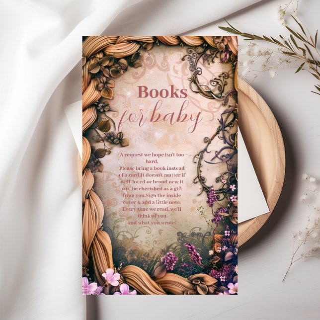 Carte D'accompagnement Little Princess Fairytale Books for Baby Enclosur (Créateur téléchargé)