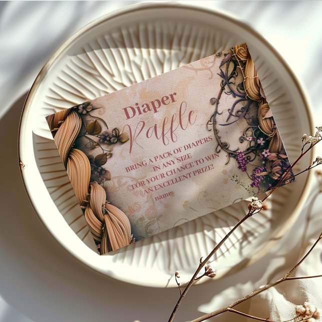 Carte D'accompagnement Little Princess Fairytale Diapper Raffer (Créateur téléchargé)