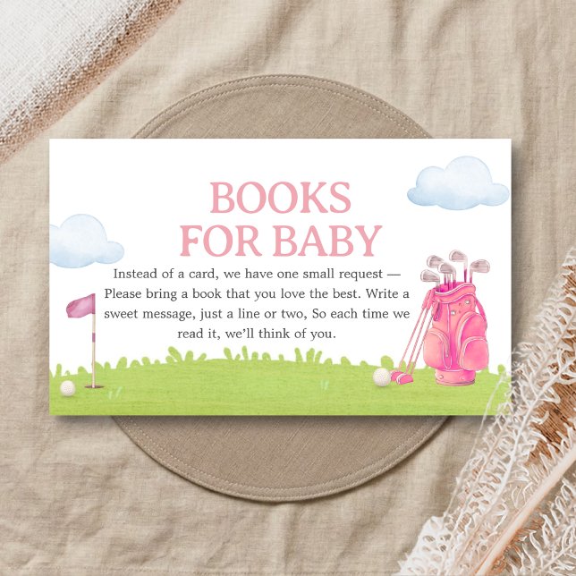 Carte D'accompagnement Little Putter Golf Baby Shower Books for Baby (Créateur téléchargé)