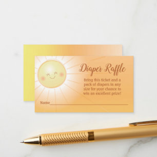 Carte D'accompagnement Little Ray of Sunshine Baby shower