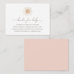 Carte D'accompagnement Little Ray of Sunshine Baby shower Livres pour béb