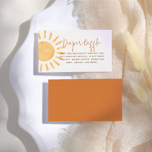 Carte D'accompagnement Little Sunshine Boho Sexe Baby shower neutre