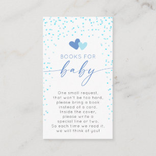 Carte D'accompagnement Little Sweetheart Blue Livres pour Baby Card