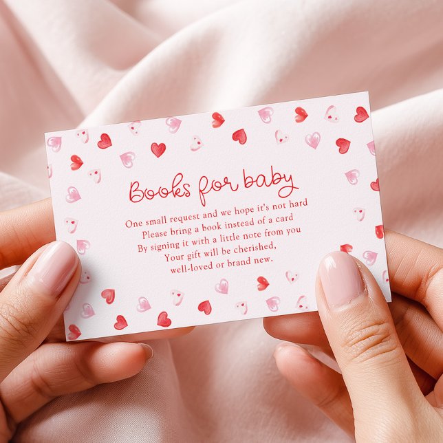 Carte D'accompagnement Little Sweetheart Girl Baby Shower Books for Baby (Créateur téléchargé)