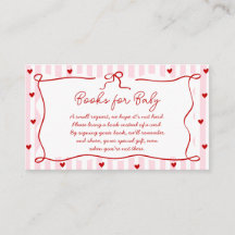 Little Sweetheart Valentine Books for Baby Card