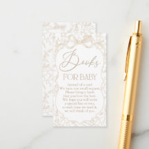 Livre de Baby shower Neutral Bow