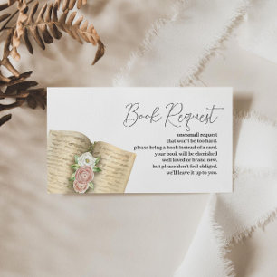 Carte D'accompagnement Livre d'histoire Thème Nouveau chapitre Demande de