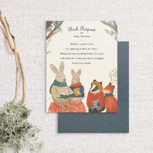 Carte D'accompagnement Livre d'histoire Woodland Friends Livre de demande