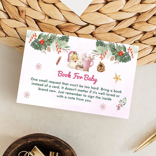 Carte D'accompagnement Livre Pour Bébé Cookies Père Noël Christmas Party (Créateur téléchargé)