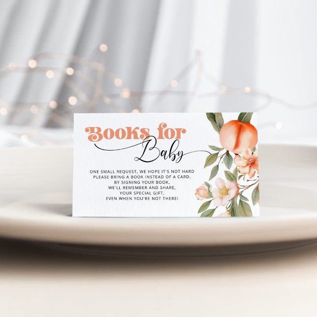 Carte D'accompagnement Livres Aquarelle Pêche pour bébé ticket (Créateur téléchargé)